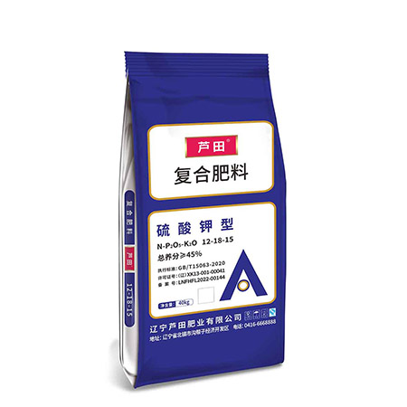硫酸钾型复合肥料12-18-15-40kg